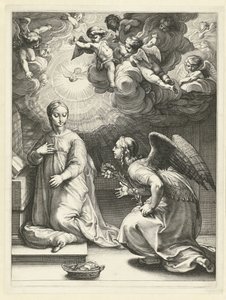 De annunciatie (Het vroege leven van Maria, Meesterstukken)