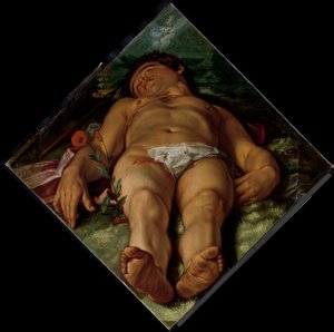 Stervende Adonis door Hendrick Goltzius