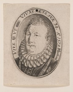 Gerit Jansz. van Schooten door Hendrick Goltzius