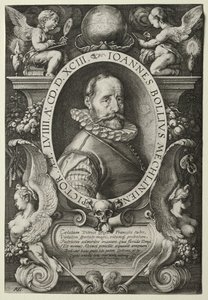 Hans Bol door Hendrick Goltzius