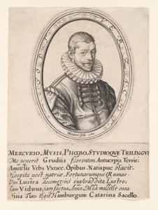 Hans Felbier door Hendrick Goltzius