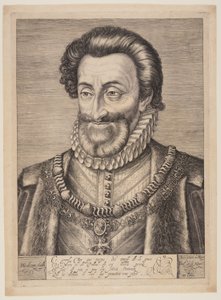 Hendrik IV van Frankrijk door Hendrick Goltzius