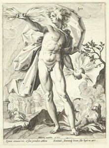 Vuur (Ignis) door Hendrick Goltzius