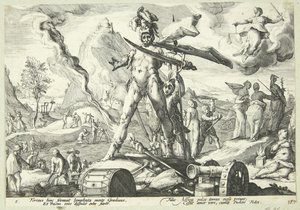 De IJzertijd door Hendrick Goltzius