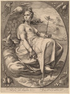 Juno door Hendrick Goltzius