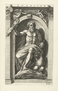 Jupiter door Hendrick Goltzius