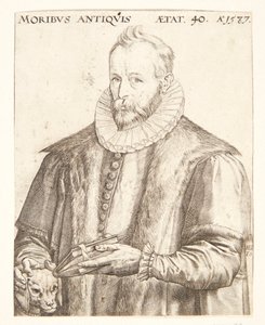 Justus Lipsius door Hendrick Goltzius
