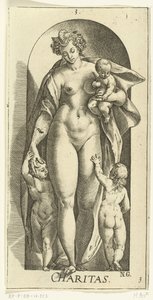 Liefde door Hendrick Goltzius