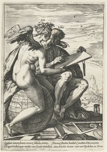 Oefening en Kunst door Hendrick Goltzius