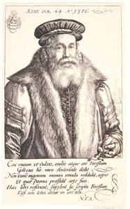 Petrus Forestus door Hendrick Goltzius