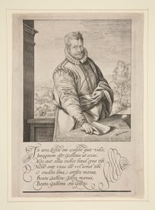 Portret van Philip Galle door Hendrick Goltzius