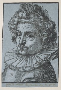Portret van Gillis van Breen door Hendrick Goltzius