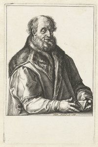 Portret van Jan van Suren door Hendrick Goltzius