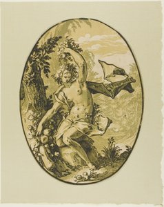 Proserpine, plaat vijf uit Demogorgon en de goden door Hendrick Goltzius