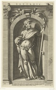 Saturnus door Hendrick Goltzius