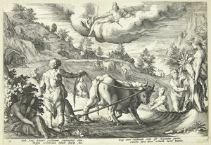 Zilveren tijdperk door Hendrick Goltzius