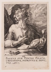 Johannes, van Christus, de apostelen en Paulus met de geloofsbelijdenis