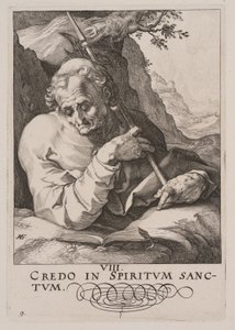 Mattheüs, van Christus, de apostelen en Paulus met de geloofsbelijdenis