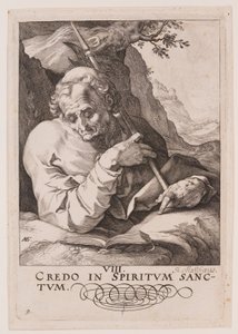 Mattheüs, van Christus, de apostelen en Paulus met de geloofsbelijdenis