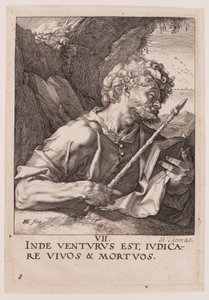Thomas, van Christus, de apostelen en Paulus met de geloofsbelijdenis