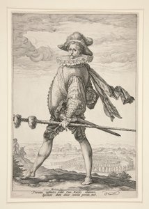 De Kapitein van de Infanterie door Hendrick Goltzius