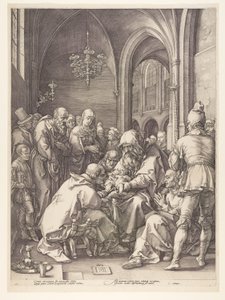 De besnijdenis, uit De geboorte en het vroege leven van Christus door Hendrick Goltzius
