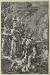De Passie: Het Verraad van Christus door Hendrick Goltzius