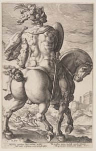 Titus Manlius te paard, uit De Romeinse Helden