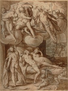 Venus en Mars verrast door Vulcanus