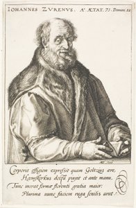 Zuren, Jan van (1517-1591) uitgever, burgemeester van Haarlem door Hendrick Goltzius