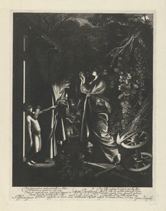 Bespotting van Ceres door Hendrick Goudt
