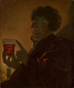 Jongen met een Wijnglas