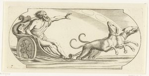 Mars op een strijdwagen door Hendrick de Keyser (I)