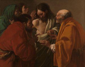 De ongelovige Thomas door Hendrick ter Brugghen