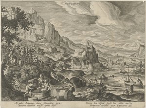 Herfst door Hendrick van Schoel