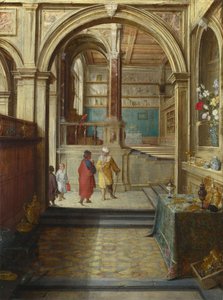 Croesus en Solon, ca. 1610 door Hendrick van Steenwyck the Younger