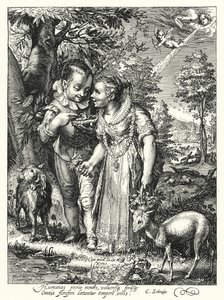 Lente door Hendrik (after) Goltzius