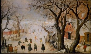 Winterlandschap in Nederland