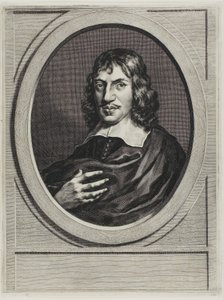 Portret van Taddeus de Lantman, predikant door Hendrik Bary