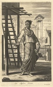 Portret van een vrouw van gemengde etnische afkomst