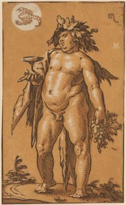 Bacchus door Hendrik Goltzius