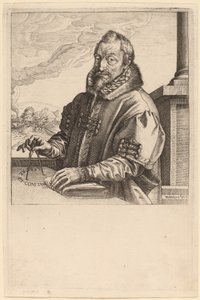 Christopher Plantin door Hendrik Goltzius