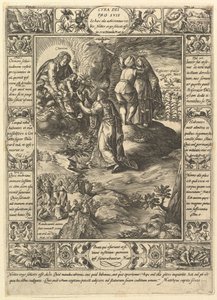 Cura Dei Pro Suis, uit Allegorieën van het Christelijk Geloof, uit Christelijke en Profane Allegorieën
