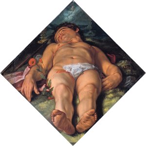 Stervende Adonis, 1609 door Hendrik Goltzius
