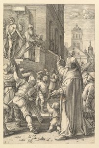 Ecce Homo, uit De Passie van Christus door Hendrik Goltzius
