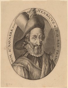 Hendrik IV, koning van Frankrijk door Hendrik Goltzius