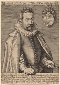Jan Nicquet door Hendrik Goltzius