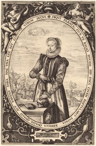 Josina Hamels door Hendrik Goltzius