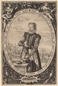 Josina Hamels door Hendrik Goltzius