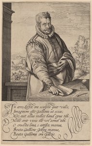 Philip Galle door Hendrik Goltzius